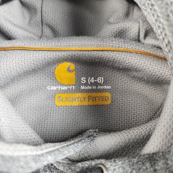 Carhartt Force Hoodie Women's Small Sweatshirt Slight Fit Pocket Pullover Jumper - Picture 3 of 11